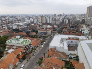 Obraz premium aerial view of the city 