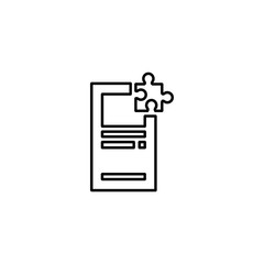 Retro puzzle brick game console. Gaming concept icon design for web and mobile applications.