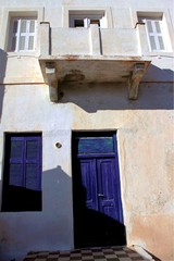 Fototapeta na wymiar Old traditional house in the town of Hora in Serifos island, Greece.