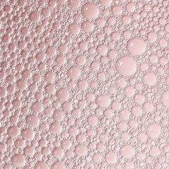 An abstraction of bubbles and balls. The texture of the foam. Chemical compound. Enriched with...