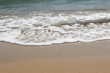 waves on the beach