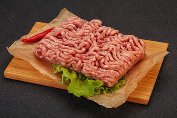 Raw Minced pork meat for cooking