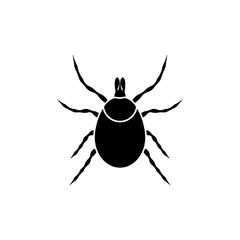 Tick insect icon, vector.