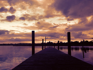 Obraz premium Bootsteg