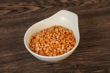 Dry peas for cooking