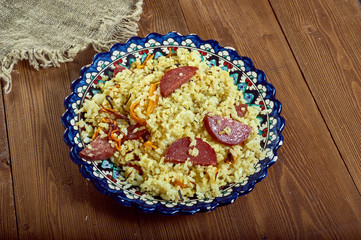 Chorizo pilaf