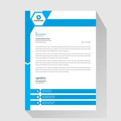Business simple unique letterhead design Template