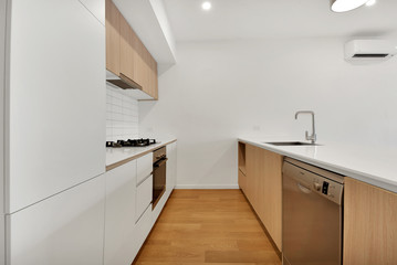 Empty and unfurnished brand new apartment