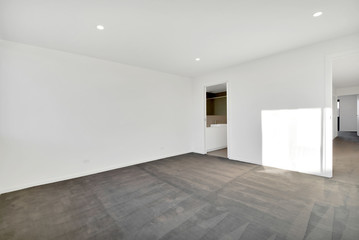 Empty and unfurnished brand new apartment