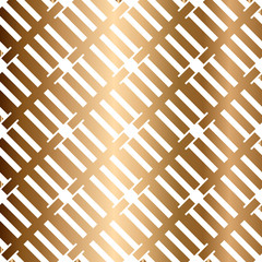 Abstract vector golden geometric seamless pattern. - 350481330