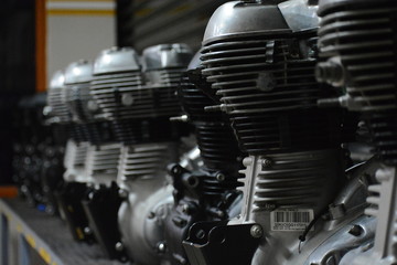 Motor cycle engines