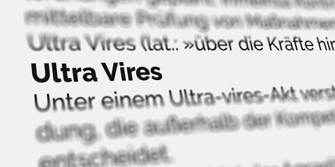 Ultra Vires Kontrolle