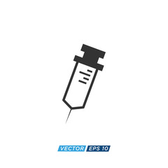 Syringe Icon Design Vector Template