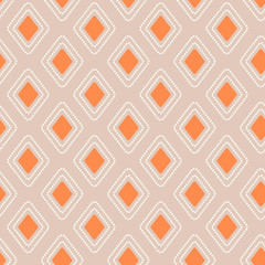Japanese Tribal Diamond Vector Seamless Pattern