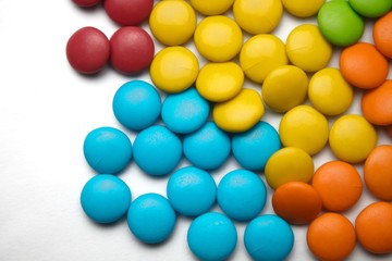 colorful chocolate candies