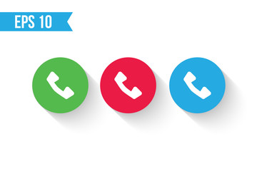 contact button icon / call button for websites / applications