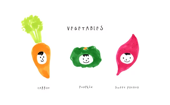 かわいい ほっこり イラスト素材 秋 野菜 子供 こども 子ども ほっこり イラスト にんじん かぼちゃ さつまいも 手描き 手書き 野菜 季節 キャラクター 顔 にこにこ かわいい ほっこり のんびり 擬人化 白背景 グラフィック素材 Stock イラスト Adobe Stock