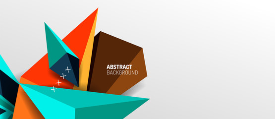 Trendy simple triangle abstract background, dynamic motion concept. Vector Illustration For Wallpaper, Banner, Background, Card, Book Illustration, landing page