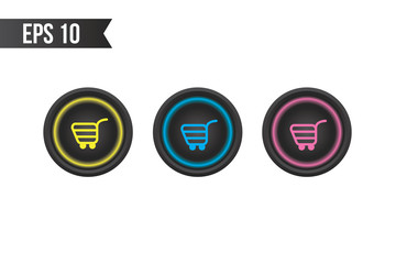 add to cart button icon / buy button for websites / applications