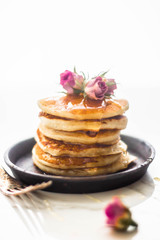 Pancakes , breakfast, brunch, dessert, vegan, food photography, instagram , honey, maple syrup, pretty food , sunday , healthy food, food blog