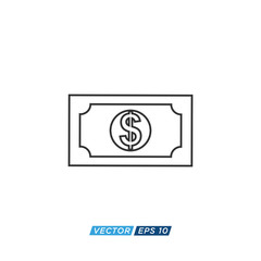 Money Icon Design Vector Template