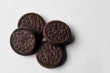 chocolate truffles on a plate