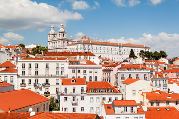 Fototapeta na wymiar View on Sao Vicente De Fora Monastery. Lisbon, Portugal.