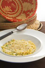Fregula sarda risottata e stufata