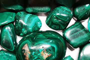 malachite mineral texture