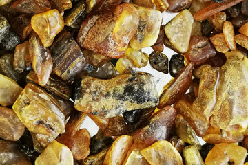 nice amber mineral texture