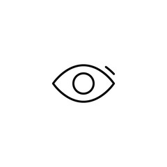 eye view icon vector illustration