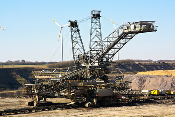 Mining of lignite to generate electricity in Germany