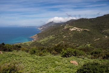 Mountains and the sea, Sardinia, Italy