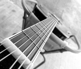 Guitar Strings Closeup