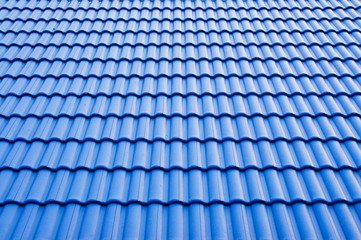 blue roof tiles