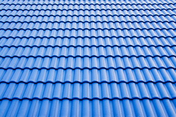 Naklejka premium blue roof tiles