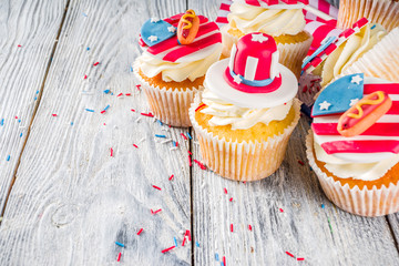 Patriotic USA cupcakes