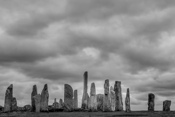 Callandish standing stones in Lewis