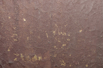 Old painted wall with cracked paint