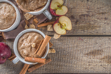 Autumn apple pie mugcake