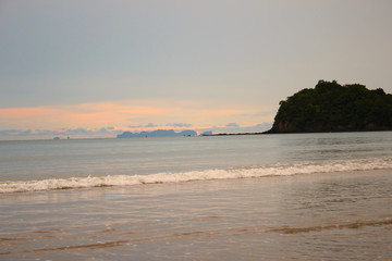 beach at sunset