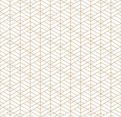 Seamless geometric pattern inspired by Japanese Kumiko ornament.