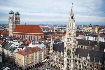 Fototapeta na wymiar Munich Rooftops