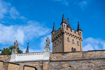 Fototapeta premium Gothic Castle Wall and Tower