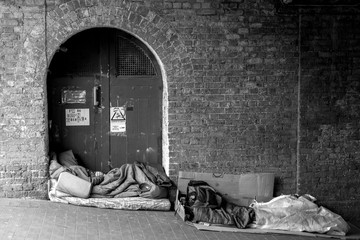 austerity on the streets of brighton. uk homeless capitol