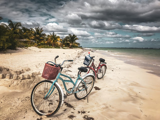 bike on the beach