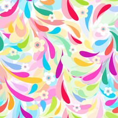 Vector background - floral pattern