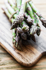 Fresh green asparagus