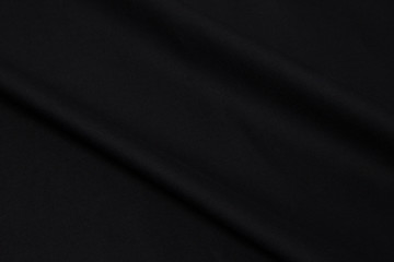 Dark black cloth with shade wave fold