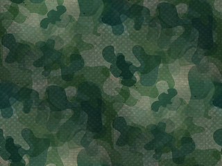 Paper texture with military camouflage pattern.  Seamless background.  - obrazy, fototapety, plakaty